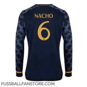 Real Madrid Nacho #6 Replik Auswärtstrikot 2023-24 Langarm